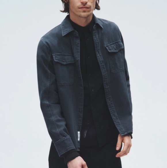 Rag & Bone Tencel Chambray Button Down - Picture 2 of 10